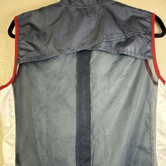 Rossignol Cycling‎ Running Mesh Vest Mens Medium Full Zip  Blue White Red - Picture 5 of 11